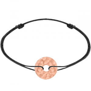 Bracelet sur cordon Pi or rose